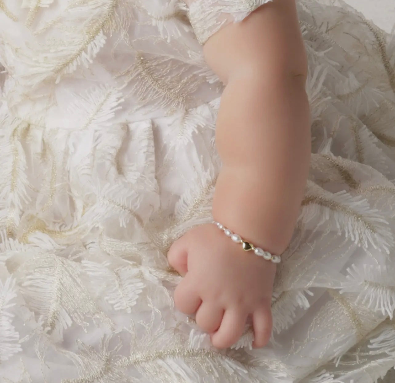 14K Gold-Plated Pearl Baby Willow Bracelet