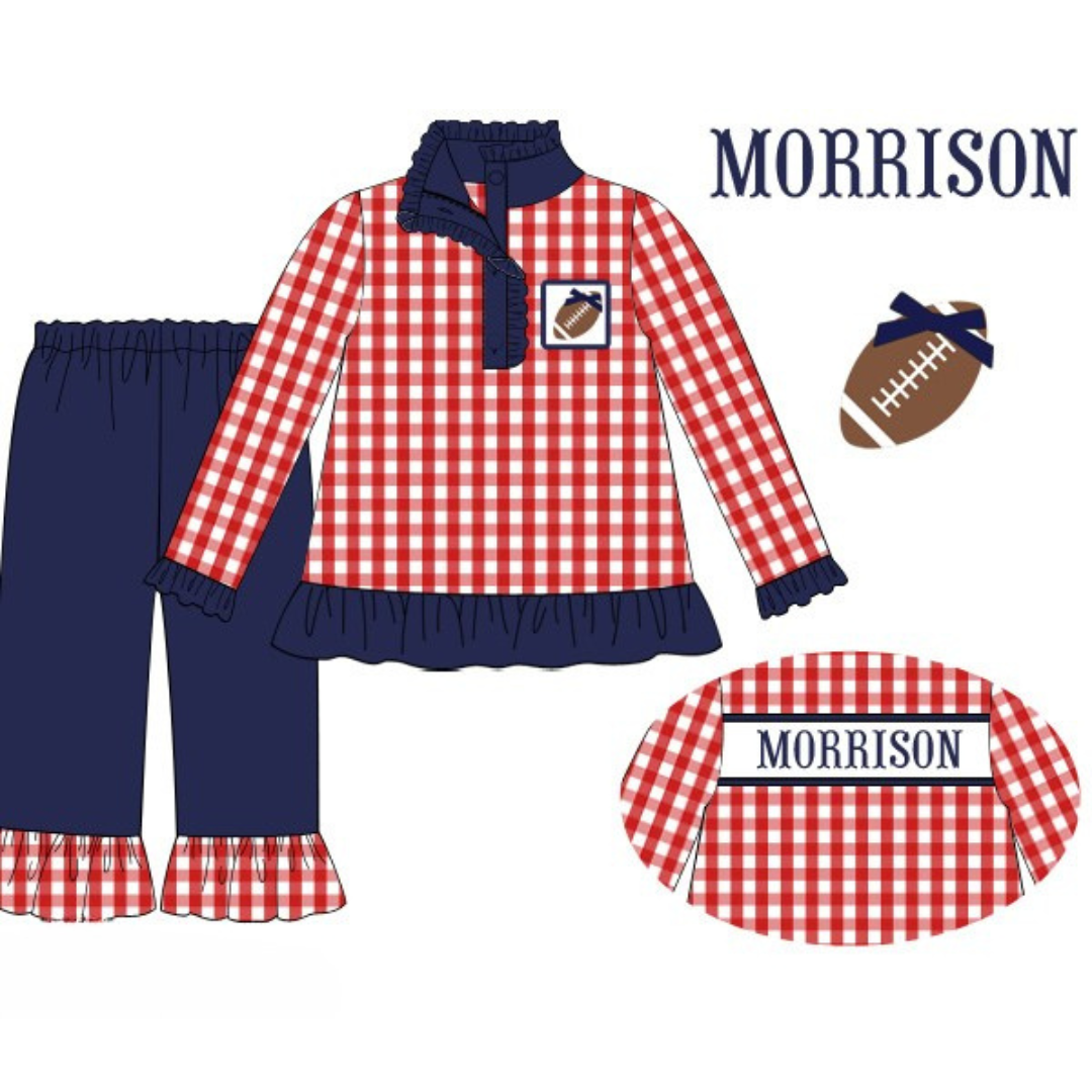 Navy and Red Game Day Set