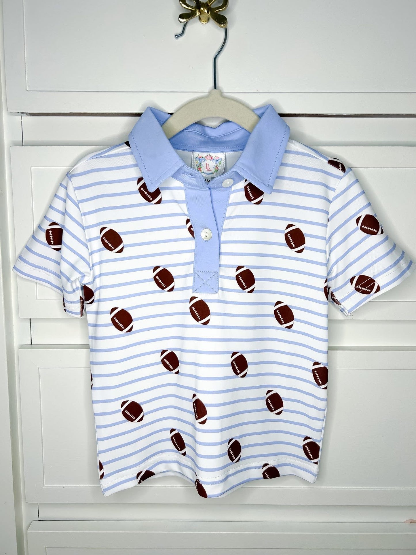 Boys Football Knit Polo