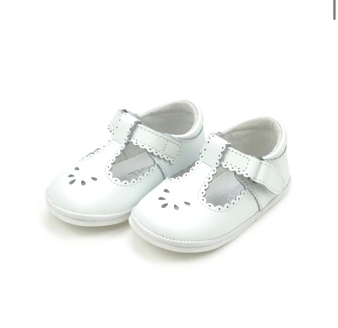 Dottie Scalloped T-Strap Mary Jane (Baby)