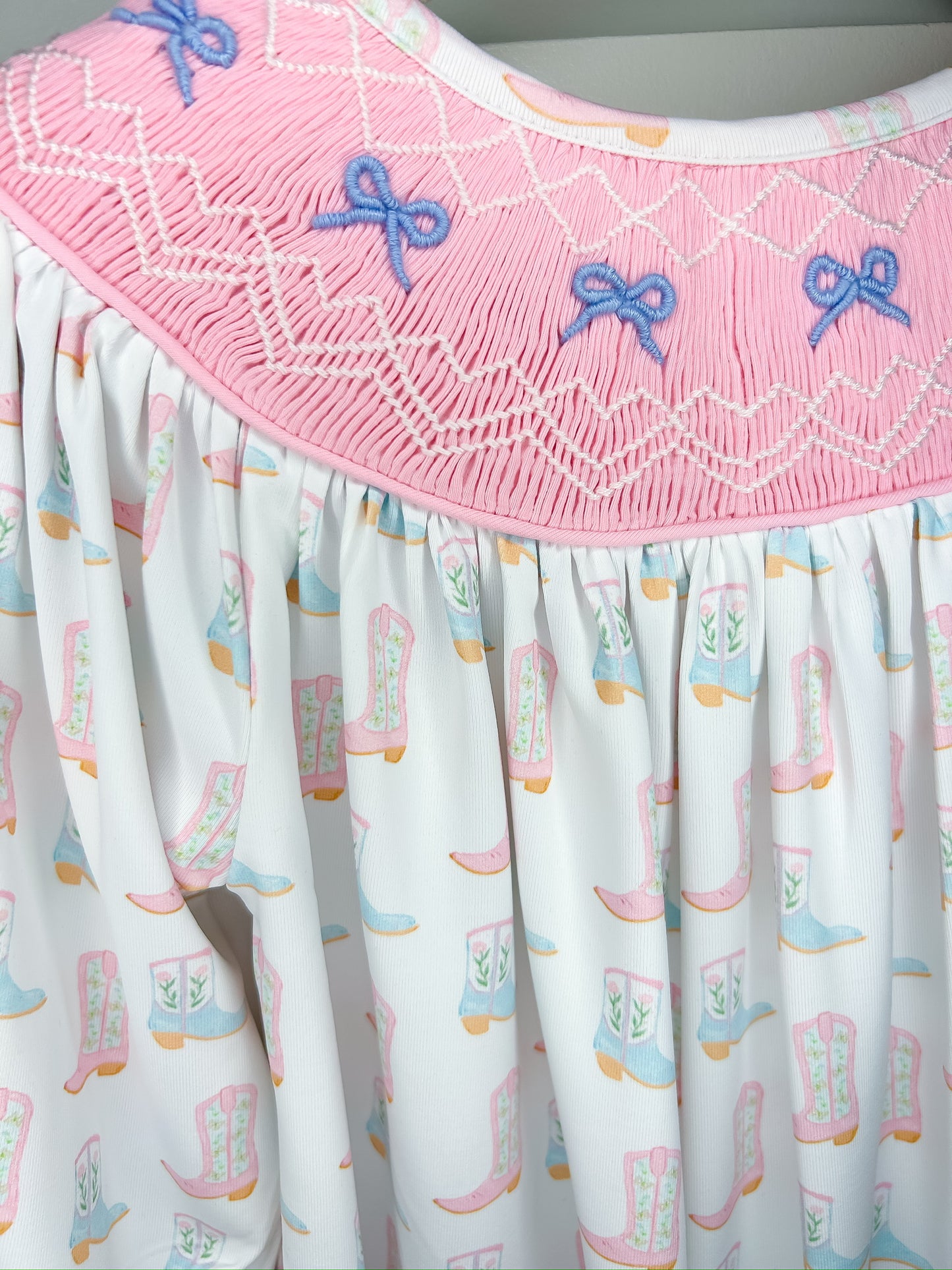 *Pre-Order* Hand Smocked Boots & Bliss Bubble! (ETA December)