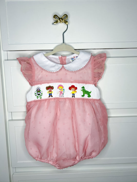 Hand Smocked Cowboy & Friends Bubble