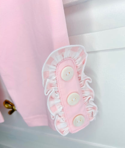 French Knot Bows Gingham Set