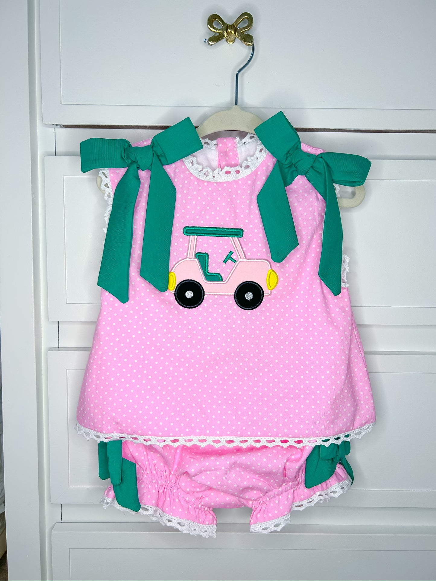 Polka Dot Golf Cart Bloomer Set