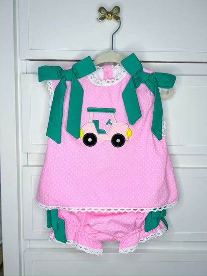 Polka Dot Golf Cart Bloomer Set