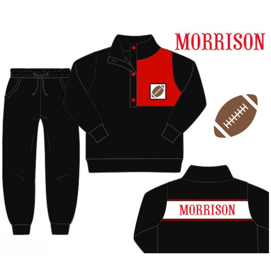 Black & Red Game Day Set