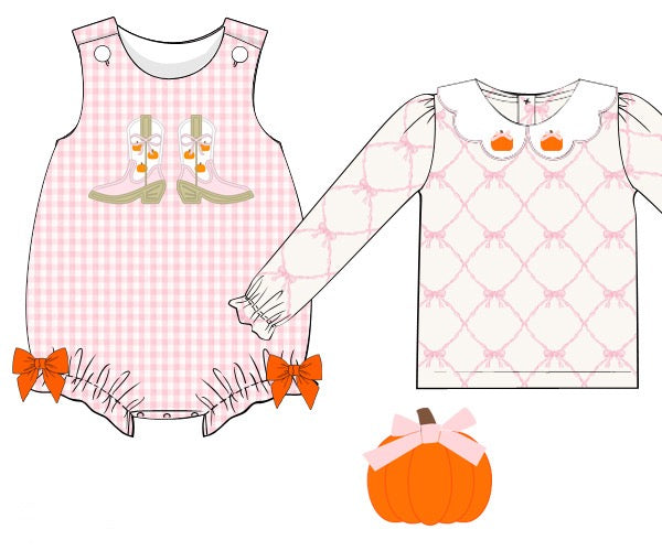 *Pre-Order* Bow Trellis and Pumpkins Bubble Set (ETA SEPTEMBER)