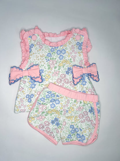 Florals and Scalloped Bows Play Set