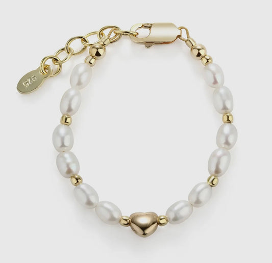 14K Gold-Plated Pearl Baby Willow Bracelet