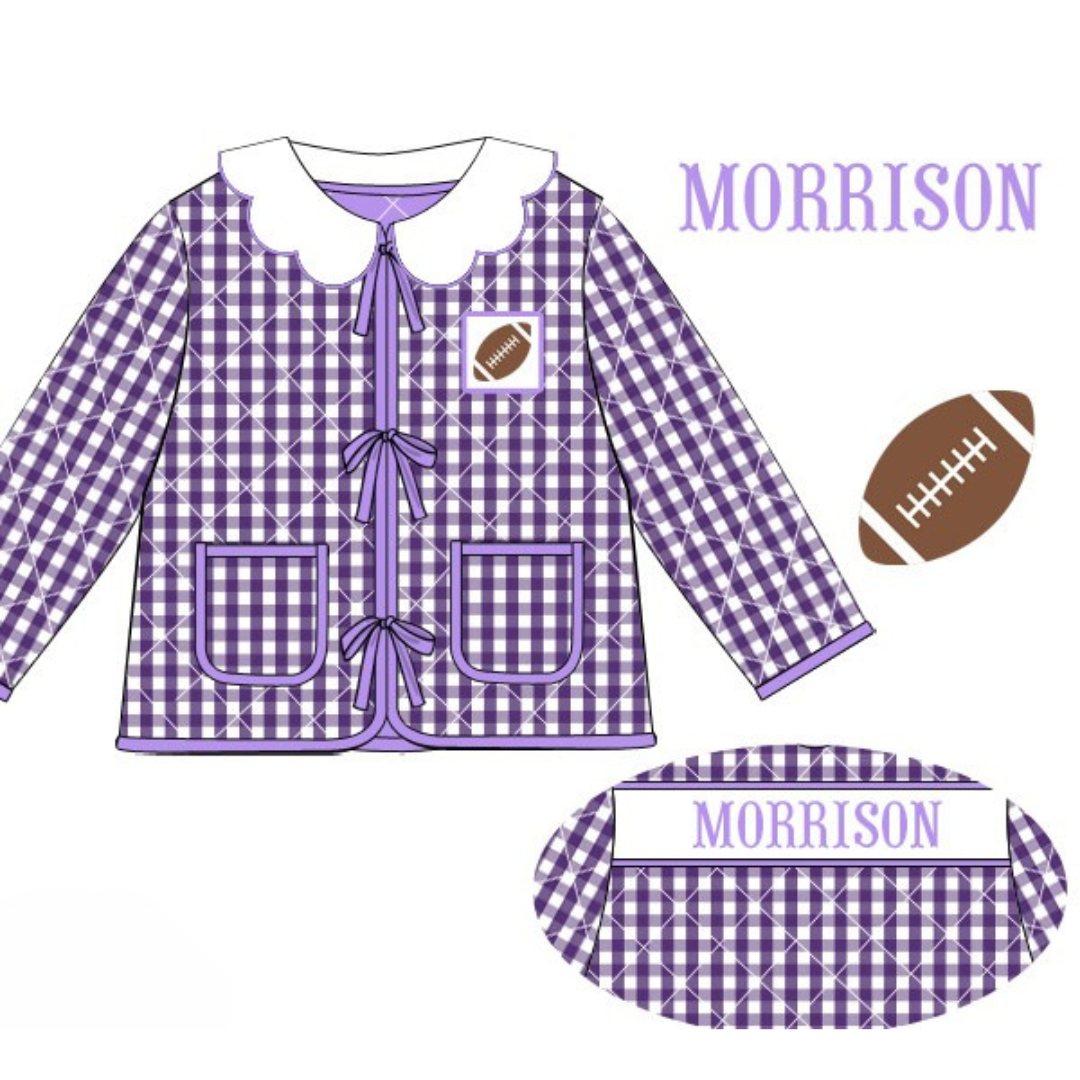 Purple & White Game Day Jacket