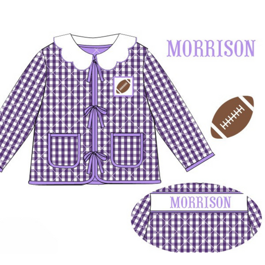 Purple & White Game Day Jacket