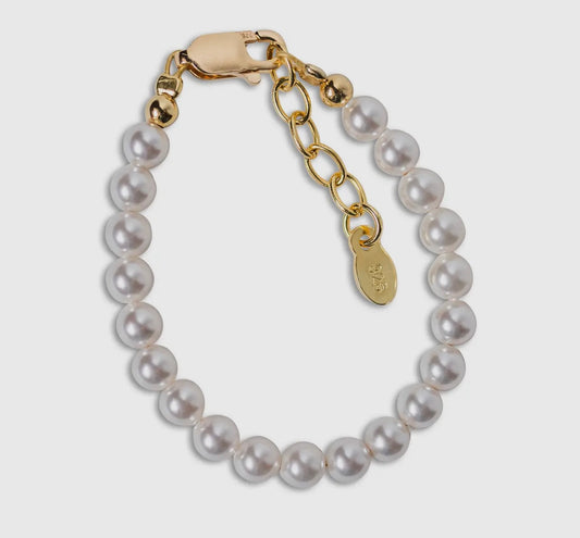 14K Gold-Plated Pearl Audrey Bracelet