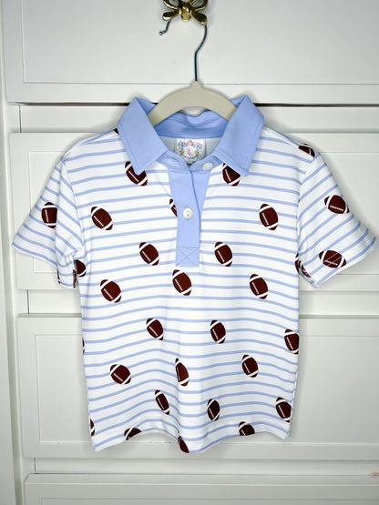 Boys Football Knit Polo