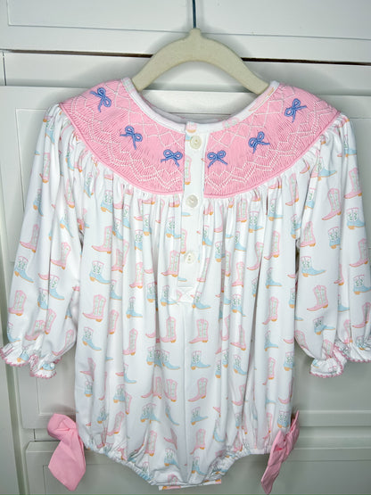 *Pre-Order* Hand Smocked Boots & Bliss Bubble! (ETA December)