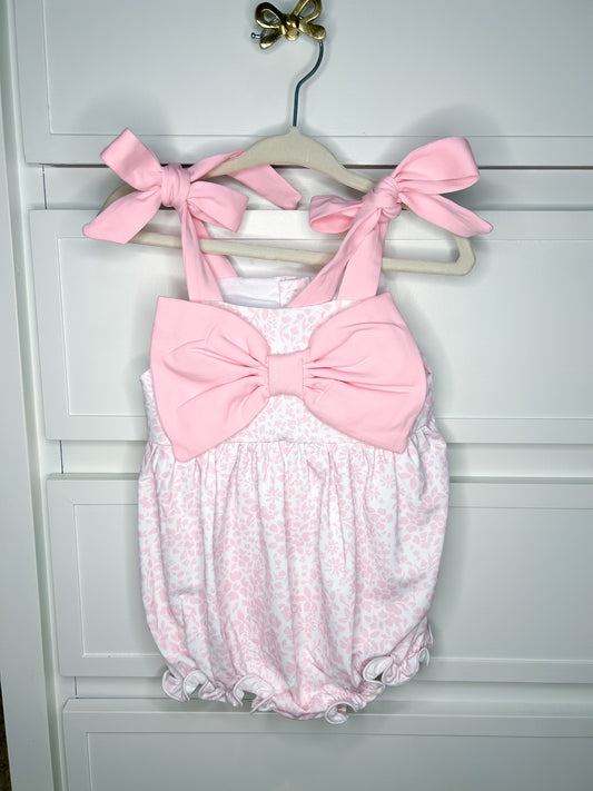 Pink Floral Bow Bubble