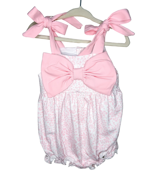 Pink Floral Bow Bubble