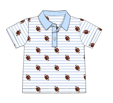 *Pre-Order* Boys Football Knit Polo