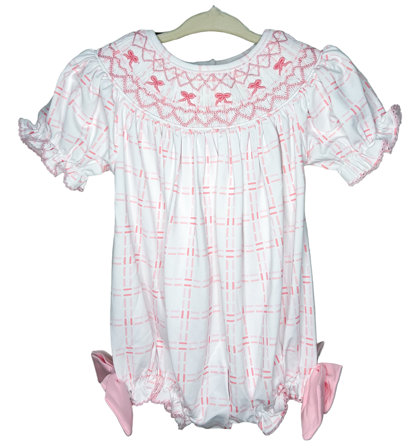 Hand Smocked Bow Bubble
