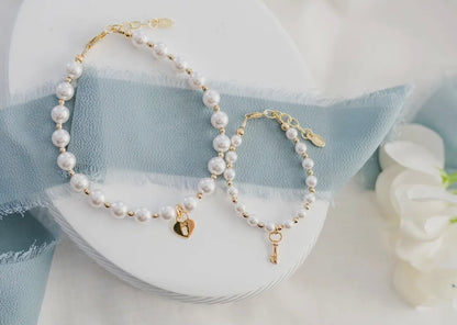 14K Gold-Plated Mom and Me Bracelets