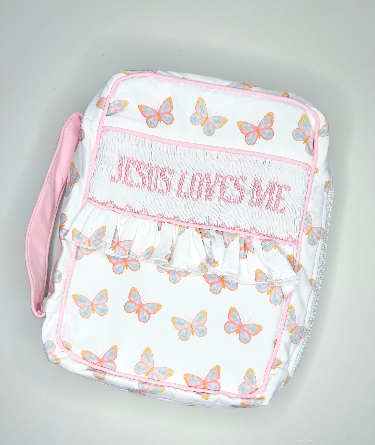 Hand Smocked Butterfly Bible Cover