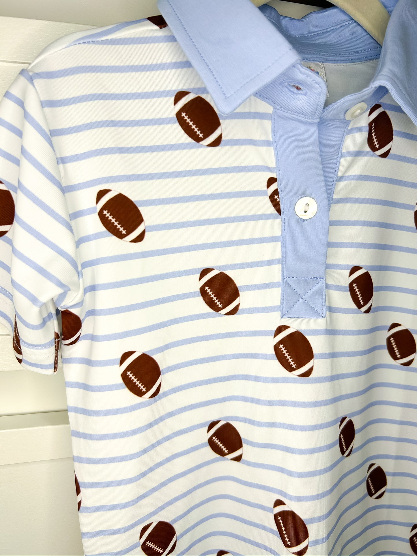 Boys Football Knit Polo