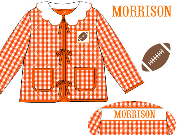 Orange & White Game Day Jacket